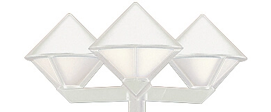 White Outdoor Lantern Triangle 210cm Albert 4007235820522