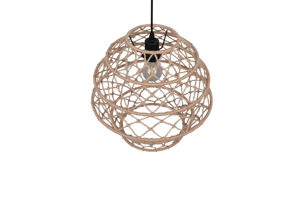 Rattan pendant lamp Hive Ø 38.5cm Trio 4017807637205
