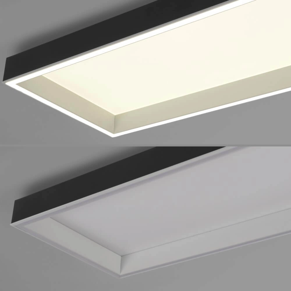 Black ceiling lamp Q-Magong rectangular Paul Neuhaus 4012248384626