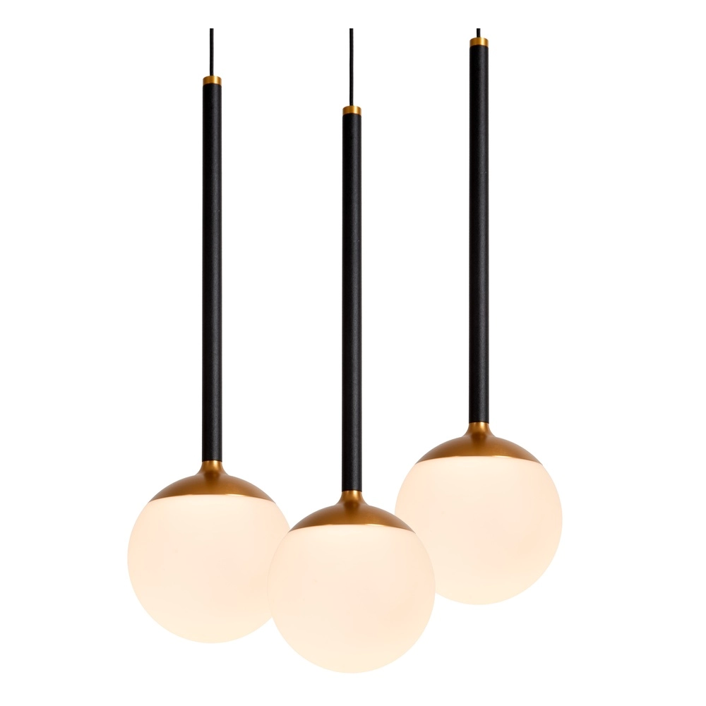 Vide pendant lamp Calina 12 lights with white spheres Premium by Lucide 5411212241993