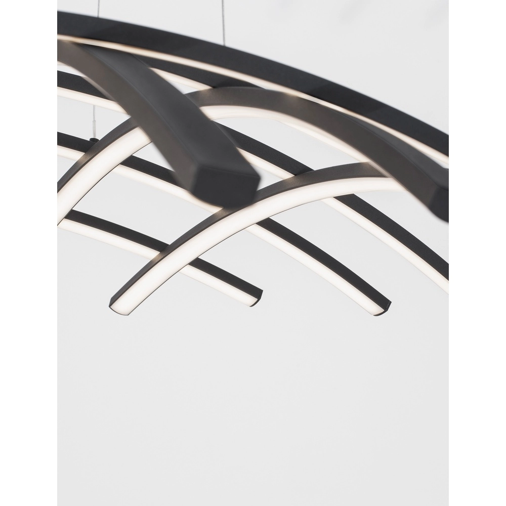 Pendant lamp Narvi black Lyora 5212017429209