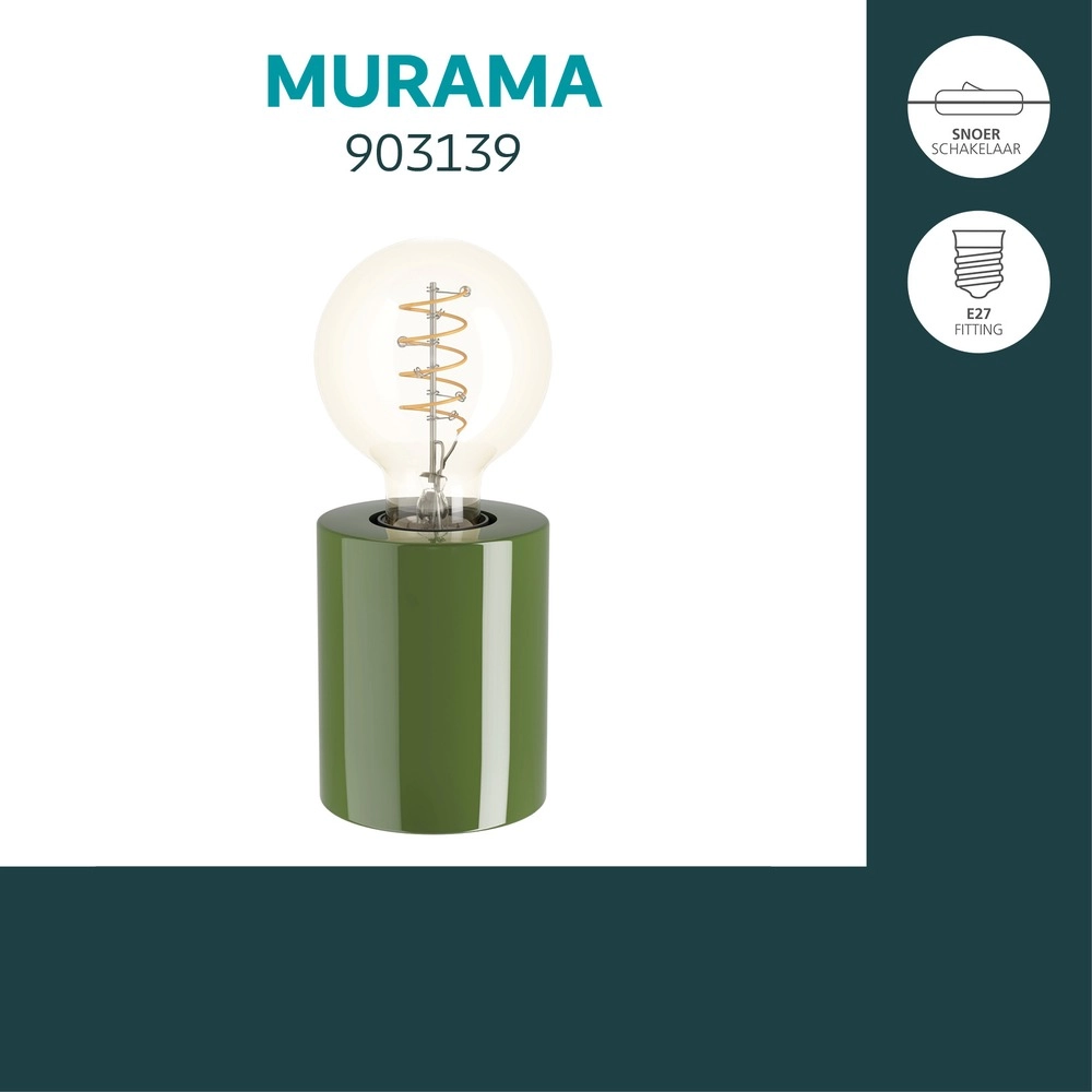 Table lamp Murama Green