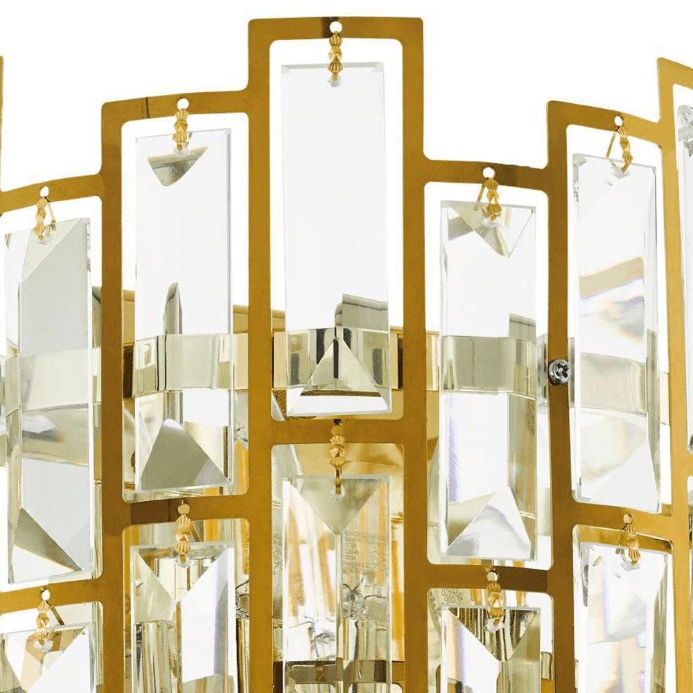 Chandelier wall lamp chrome Calmeilles gold Stars of Light 9002759396152