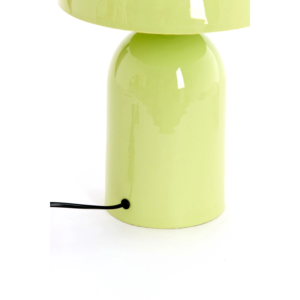 Mushroom table lamp Tolima gloss light green - Ø 23cm Light & Living 8717807807818