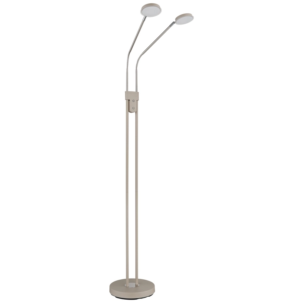 2-light reading lamp Silvio sand brown Globo 9007371584048
