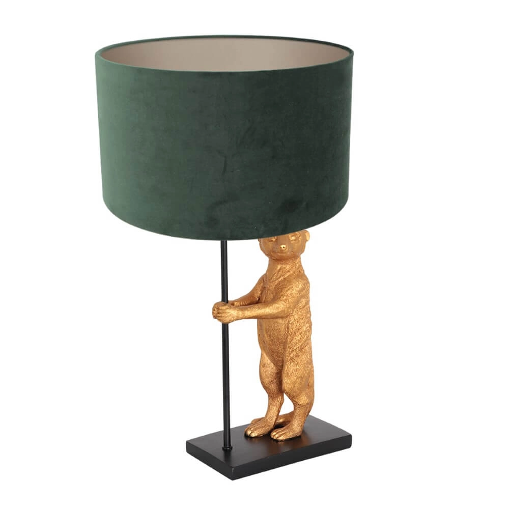 Table lamp Animaux with green velvet Steinhauer 8712746151824