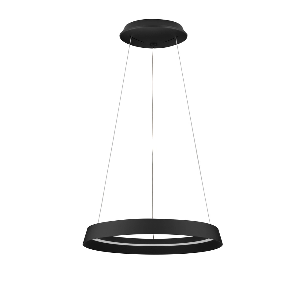 Design pendant lamp Ormi Ø 45cm black Lyora 5212017448804