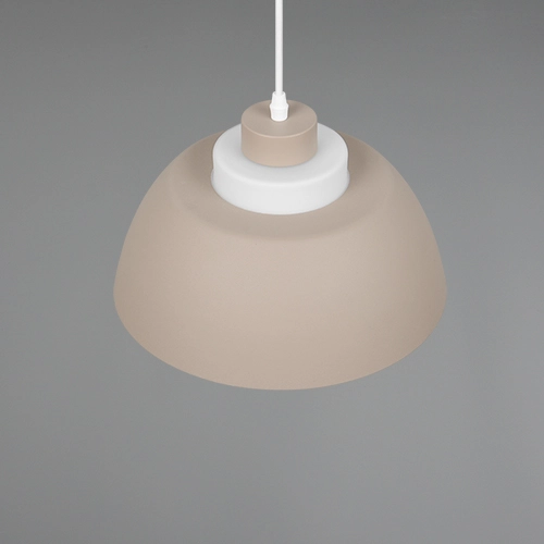Design pendant lamp Tilos sand brown Ø 30cm Trio 4017807690118