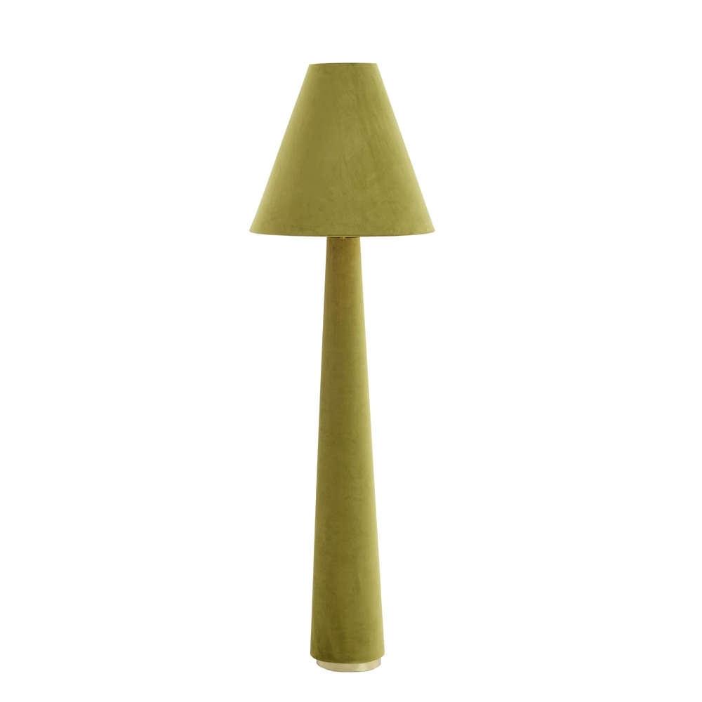 Floor lamp Devia Ø 50cm - velvet - green