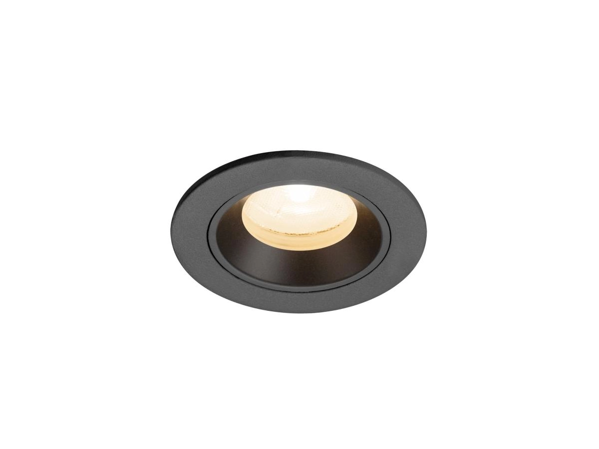 Recessed spotlight Numinos XS black 2700K - 20deg