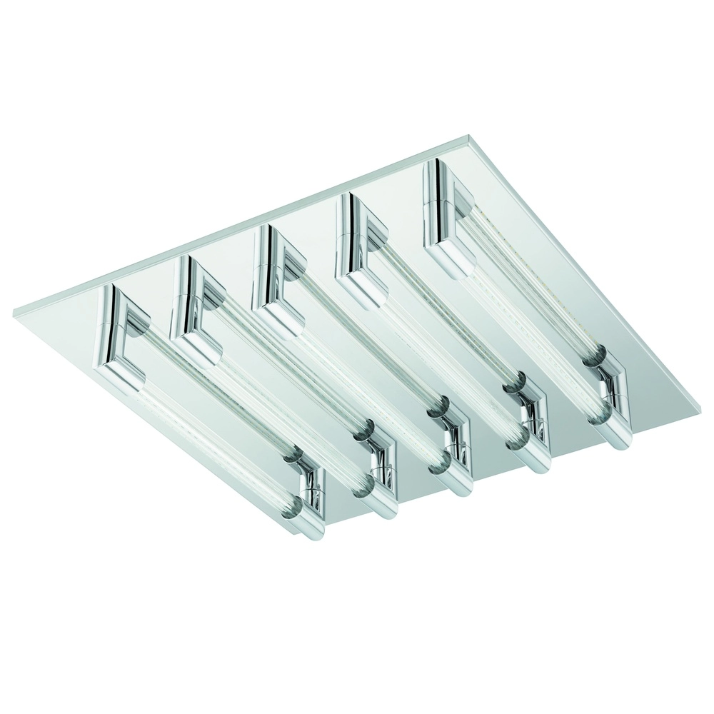 Ceiling lamp Velarde 5-light chrome