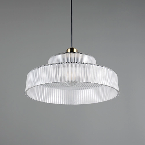Classic pendant lamp Abella transparent glass Trio 4017807677706