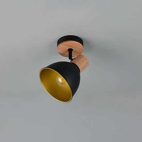 Ceiling lamp Delume Single Black Trio 4017807672237