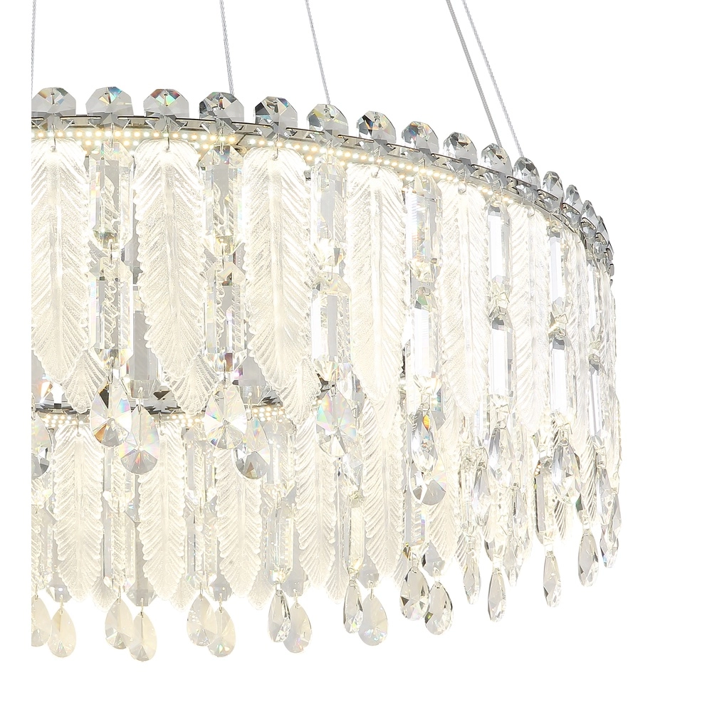 Pendant lamp Klunka chrome Ø 79.5cm Globo 9007371450107