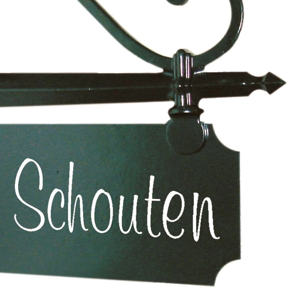 Nameplate Signboard B black KS Verlichting 8714732562041