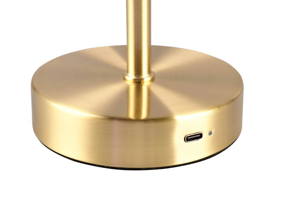 Rechargeable table lamp Jeff matte gold Trio 4017807598940