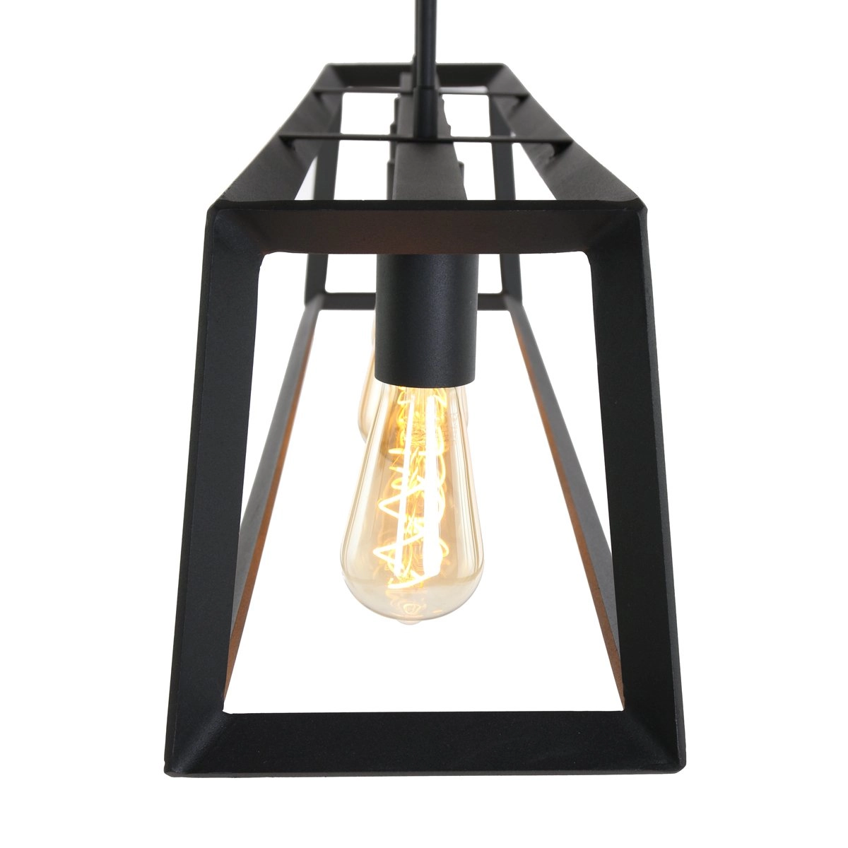 Pendant lamp Mexlite Vitrine black Steinhauer 8712746125153