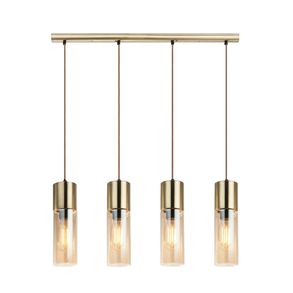 4-light pendant lamp Annika Gold design Globo 9007371370214