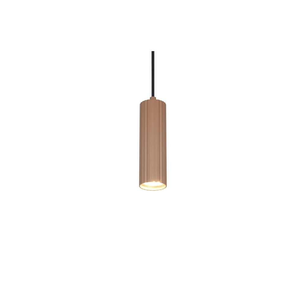 Pendant lamp Soka Ø 9cm mocha brown Trio 4017807670127
