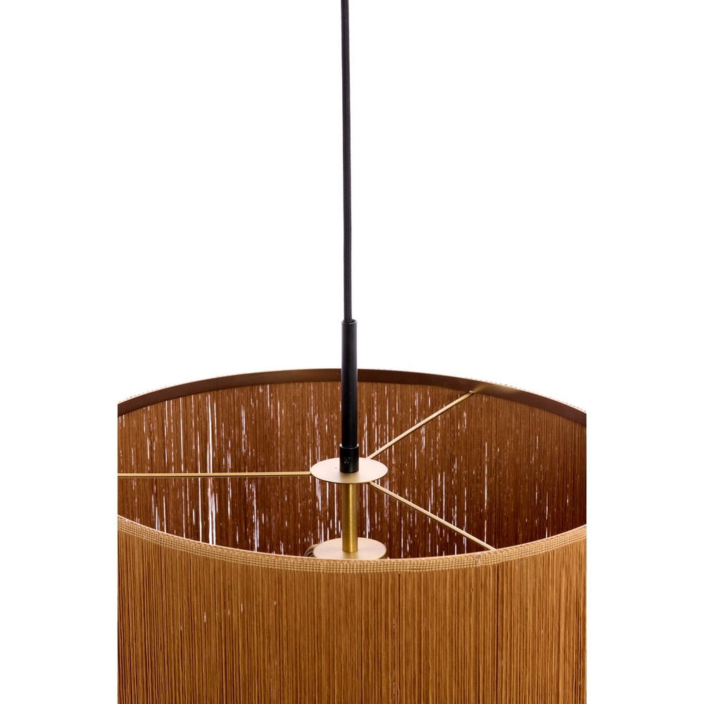 String pendant lamp Malaika Ø 45cm - brown Light & Living 8717807810481