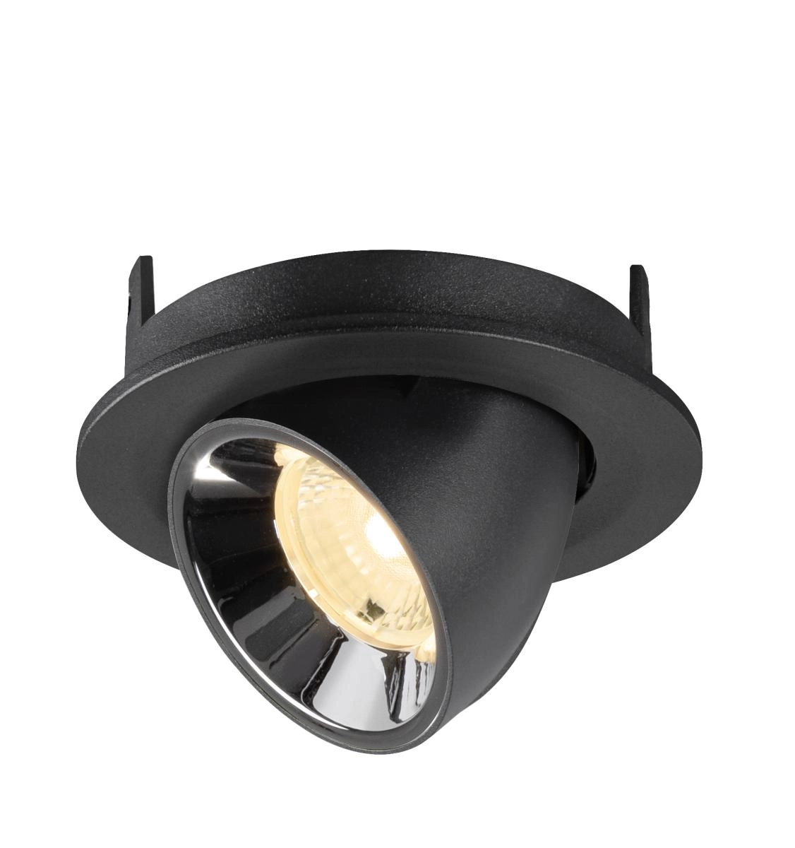 Recessed spotlight Numinos Gimble S black/chrome 3000K - 40deg SLV 4024163313520