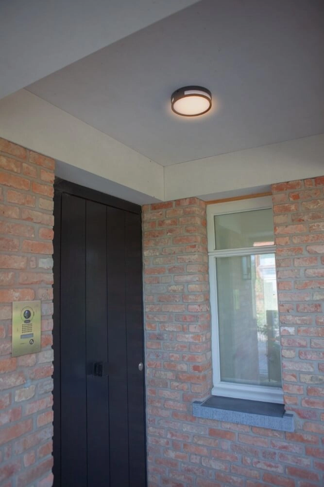Round wall lamp Rola black Lutec 6939412011653