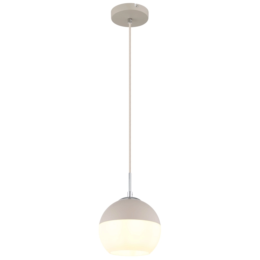 Pendant lamp Ragusa sand brown Ø 20cm