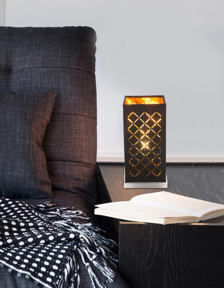 Designer table lamp Clarke 25cm square Globo 9007371363476