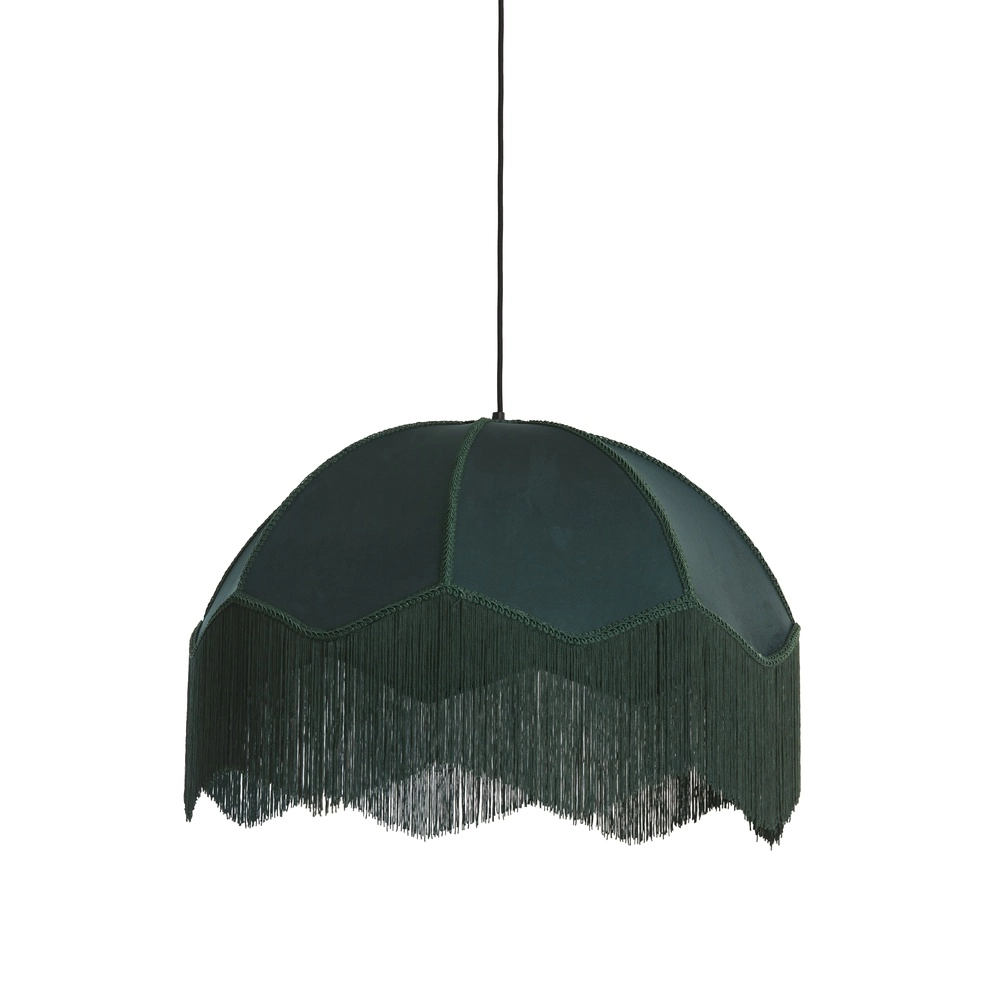 Pendant lamp Malacia Ø 60cm - velvet green