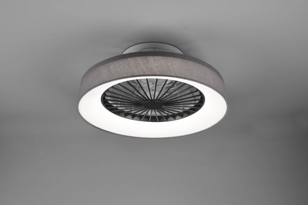 Led ceiling fan Farsund 47cm black Trio 4017807491081