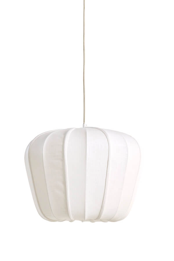 White pendant lamp Zubedo Ø 49.5cm Light & Living 8717807706654