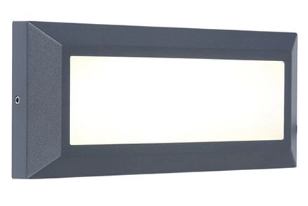 Sleek wall lamp Helena anthracite