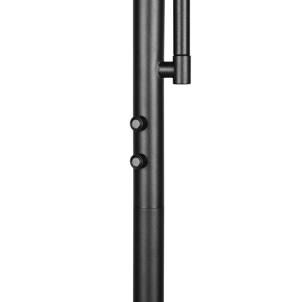 Floor lamp Palermo black with reading lamp Trio 4017807641363