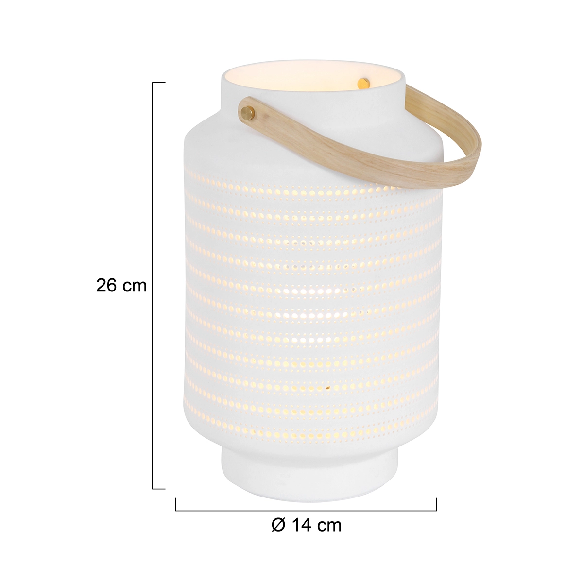 Design table lamp Porcelain Small white Steinhauer 8712746135244