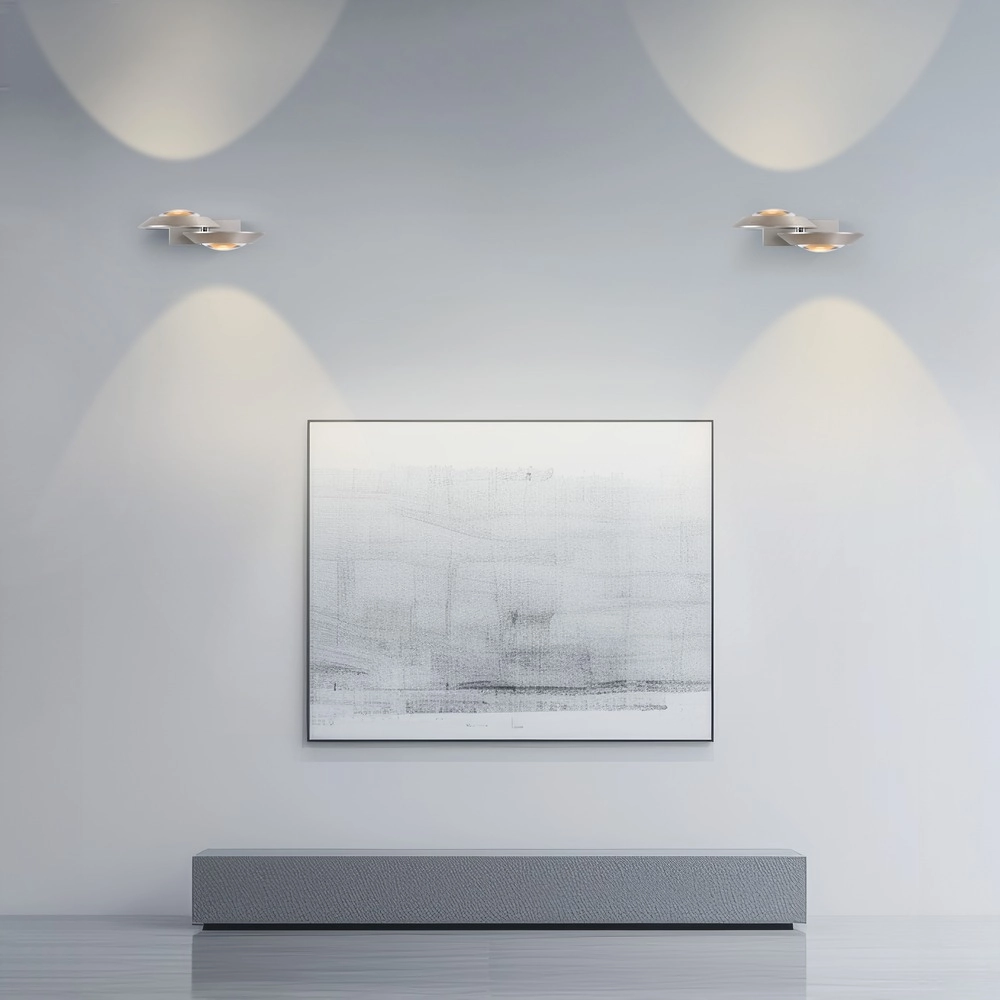 2L led wall light Pure Oculis Diamond grey Paul Neuhaus 4012248397022
