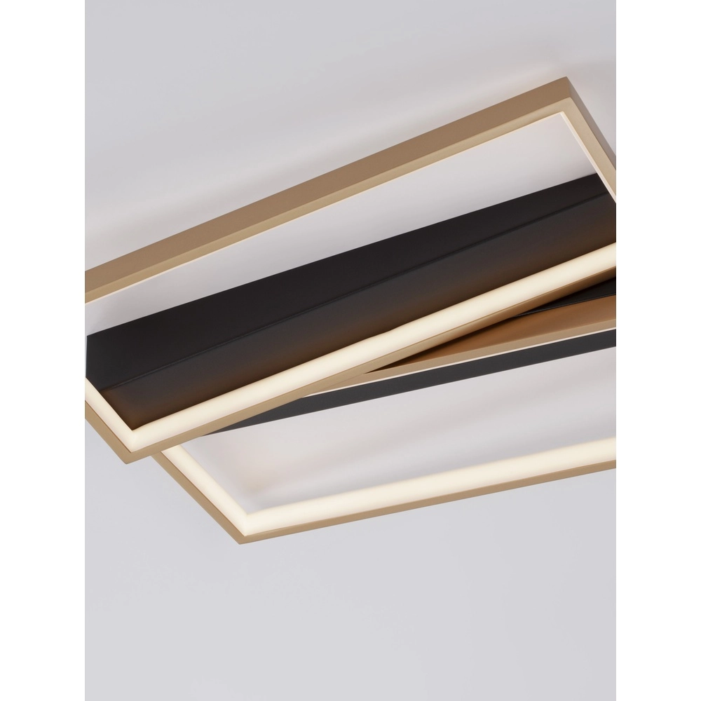 Design ceiling lamp Elize black with gold Lyora 5212017433145