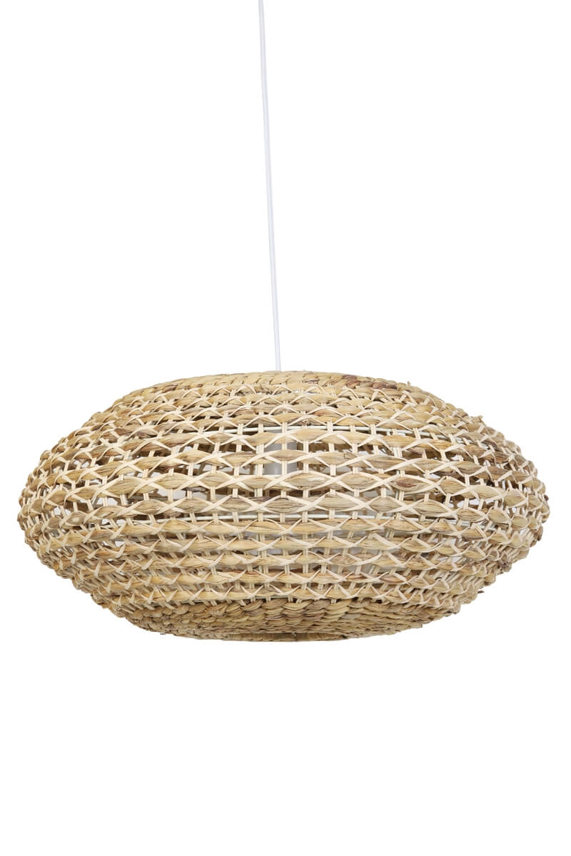 Braided pendant lamp Tripoli Ø 60cm