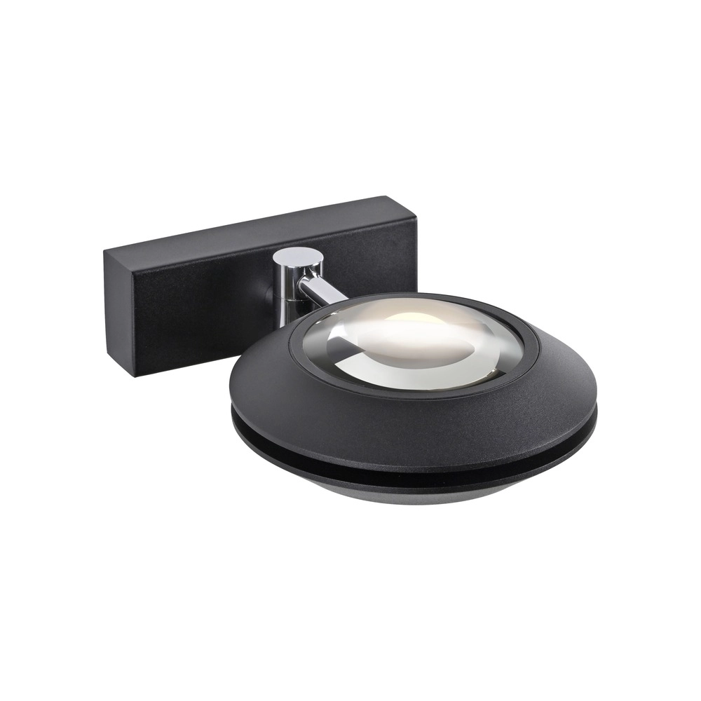 2L led wall light Pure Oculis black pearl Paul Neuhaus 4012248397008
