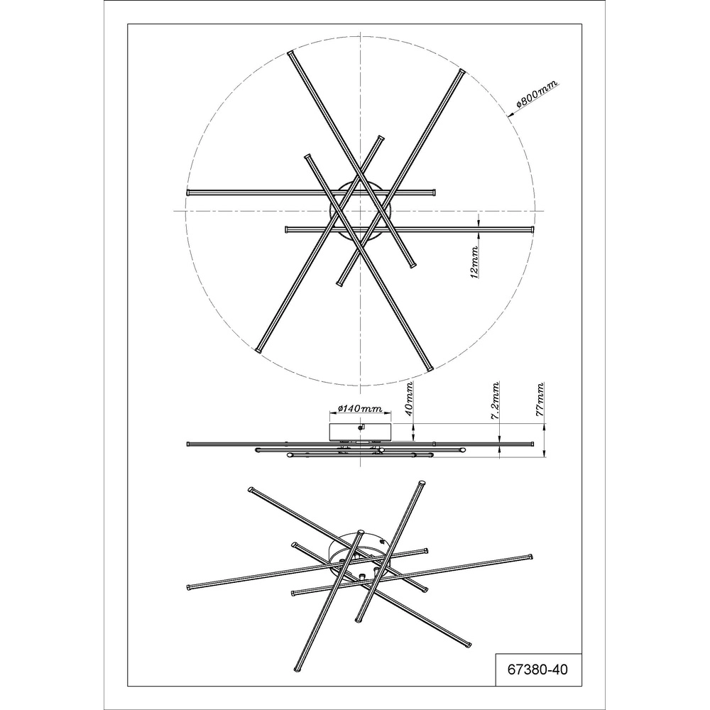Design ceiling lamp Lawson Black Globo 9007371531967