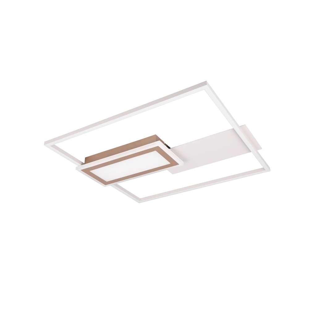 Square ceiling lamp Spiro grey 50cm Trio 4017807612479