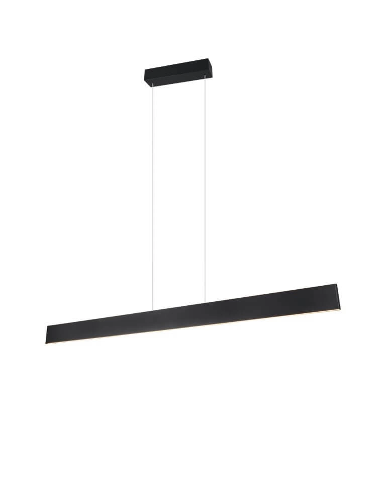 Led Office Pendant Light Galway 150cm - black
