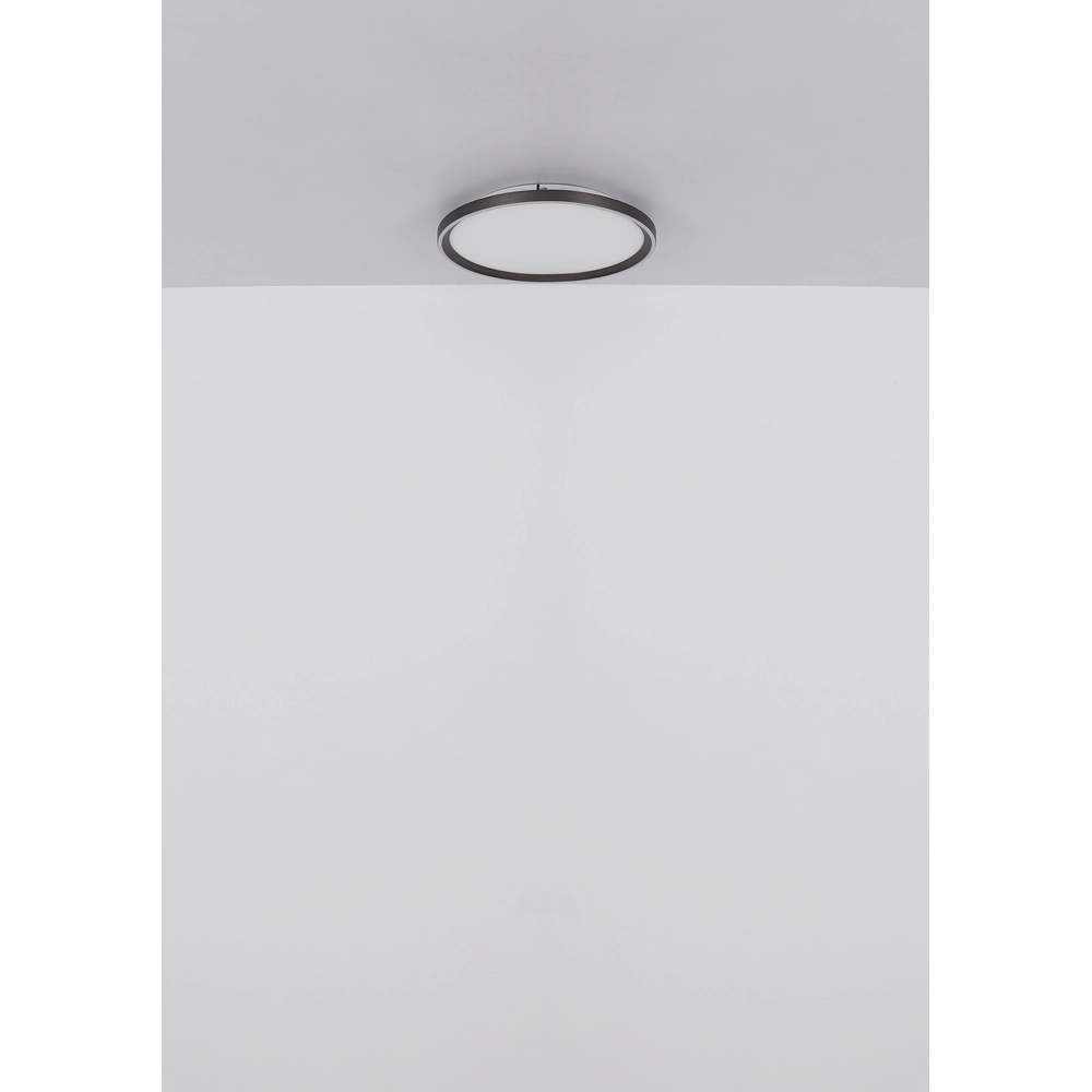 Sleek ceiling light Dublin Ø 40cm grey Globo 9007371447084