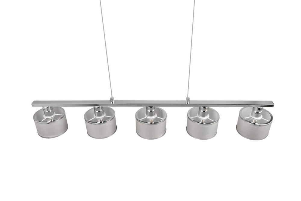 5-light pendant lamp Kaprun straight 92cm Trio 4017807581157