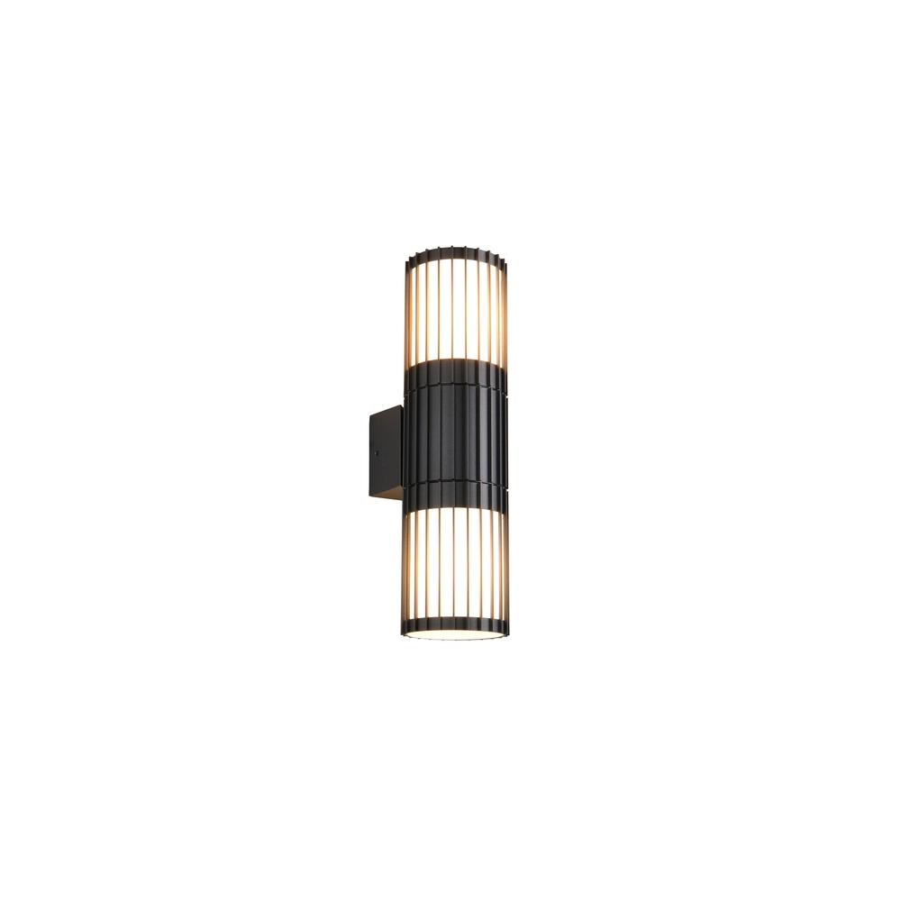 Wall lamp Volga 2-light anthracite Trio 4017807686982