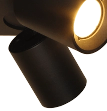 Black surface-mounted spotlights Megano Artdelight 8719831735631
