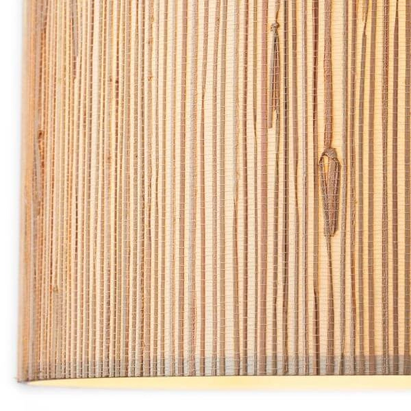 Pendant lamp Wimea 35cm black with seagrass Brilliant 4004353393372