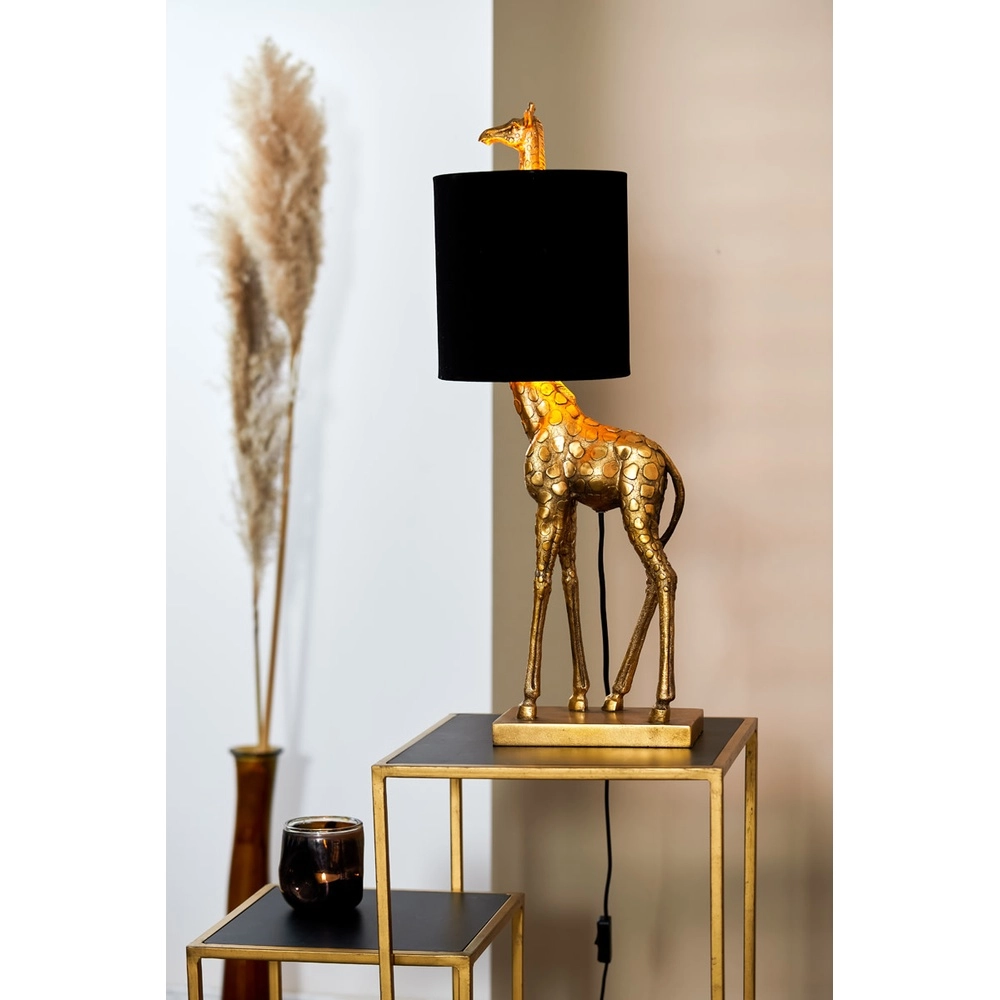 Table lamp Giraffe 68cm bronze with black Light & Living 8717807609429