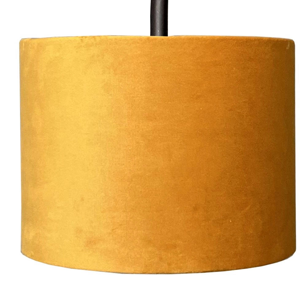 Black wall lamp Venus with ocher yellow lampshade Masterlight 8718121251226