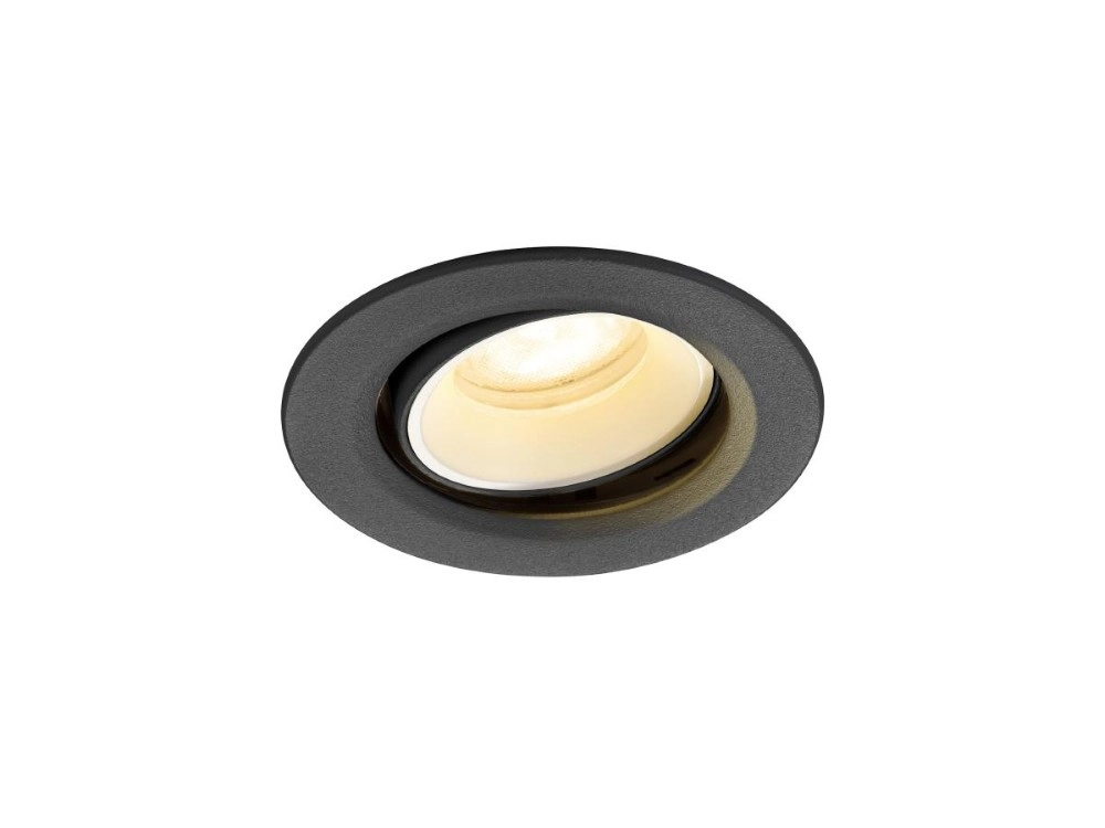 Recessed spotlight Numinos Move XS black/white 3000K - 55deg SLV 4024163314046