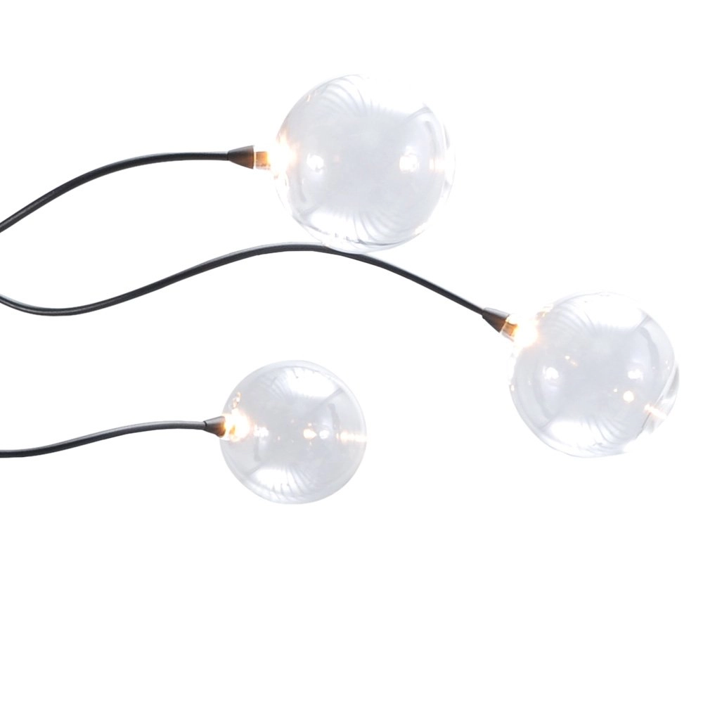 LED flush ceiling light Gio 7-light black Masterlight 8718121182148
